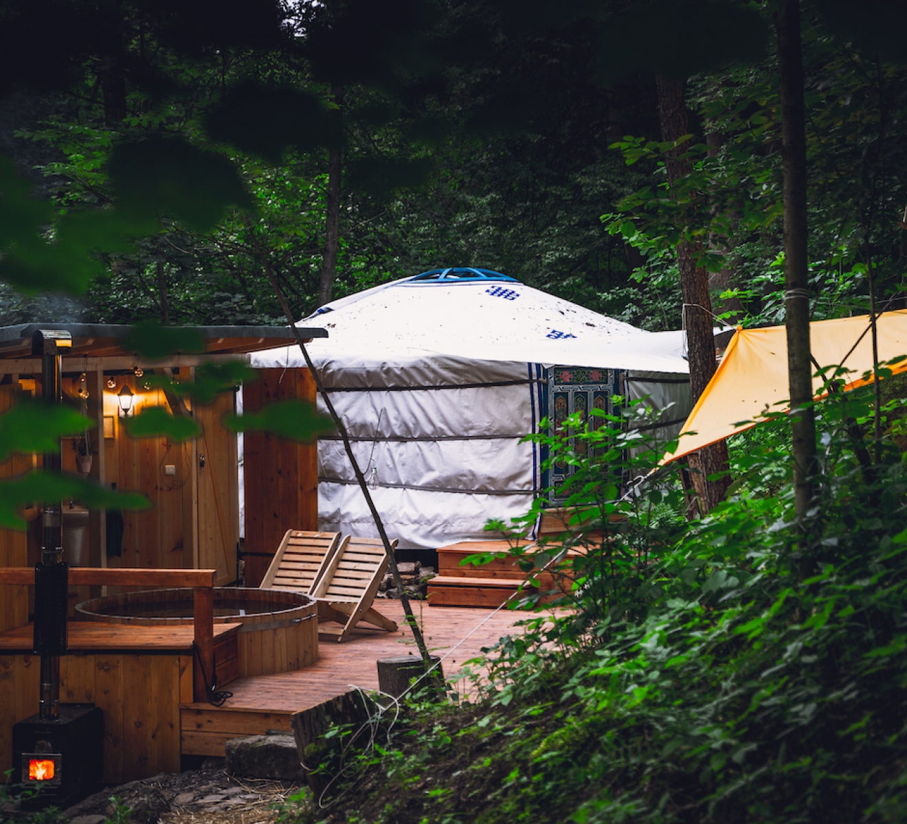 Yurt in the Wood
