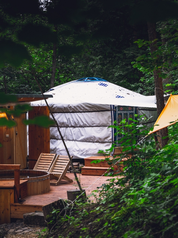 Yurt in the Wood