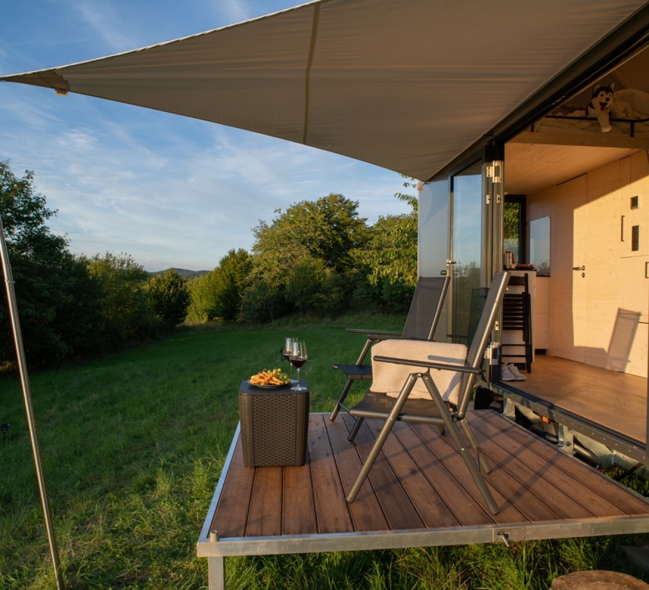 Hootka - Glamping na horách u Semil s výhledem